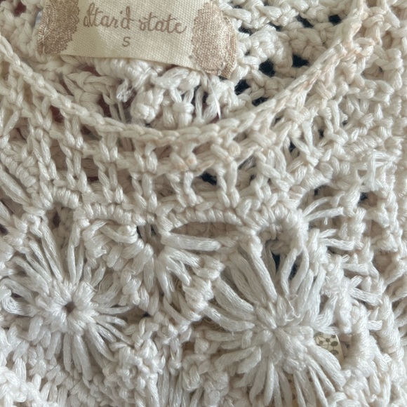 Altrd State Crochet Tank - Small- off white NWT - Picture 2 of 4